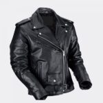 RideClassic Men's Classic Leather Motorcycle Jacket