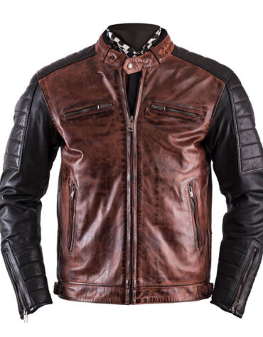 Cruiser Rag Motorcycle Leather Jacket