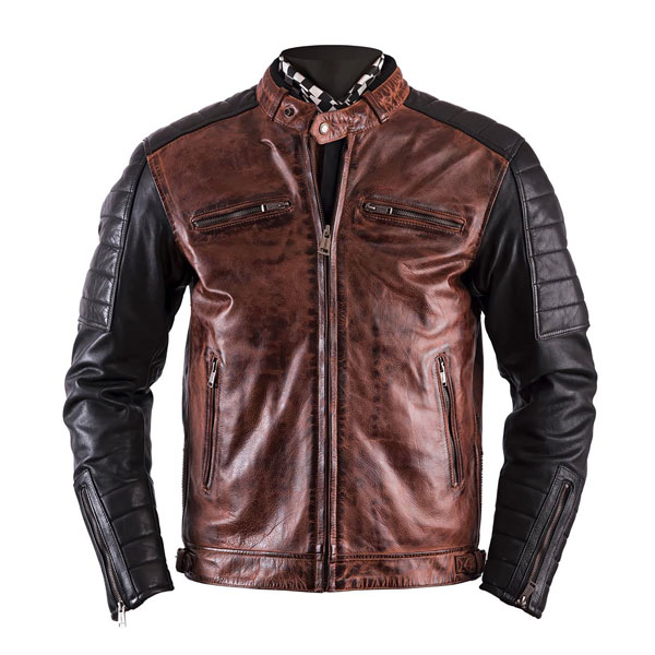 RideFlex Cruiser Rag Motorcycle Leather Jacket | Free Shipping