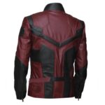 Daredevil Charlie Cox Black & Maroon Faux Leather Jacket