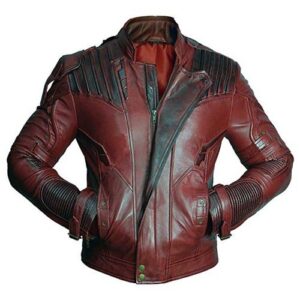 New Guardians Of The Galaxy 2 Star Lord Genuine Leather Jacket