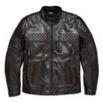 Harley Davidson Ironstone Leather Jacket with Triple Vent System