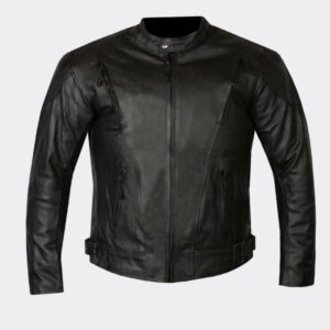 HIGHLY VENTILATED MOTORCYCLE LEATHER CRUISER ARMOR TOURING JACKET