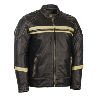 Highway Black Motorcycle Leather Jacket