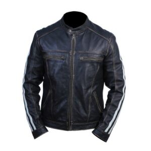 Resident Evil Leon Kennedy Genuine Real Leather Jacket
