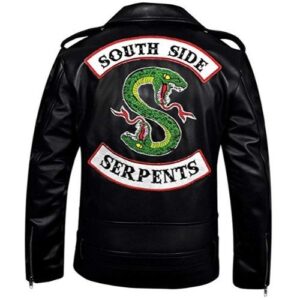 Riverdale Southside Serpents Black Faux Leather Jacket