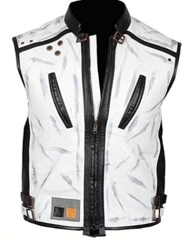 Solo A Star Wars Story Alden Ehrenreich White Leather Vest