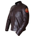 Star Wars Poe Dameron The Last Jedi Brown Faux Leather Jacket