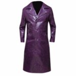 The Joker Faux Leather Coat Suicide Squad - Embrace the Madness in Style
