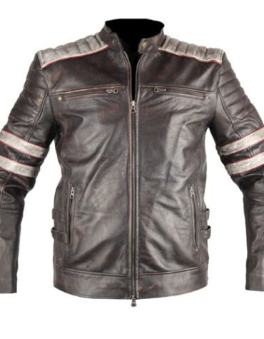 Vintage Black Biker Genuine Leather Jacket