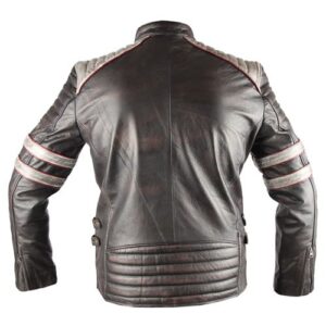 Vintage Black Biker Genuine Leather Jacket