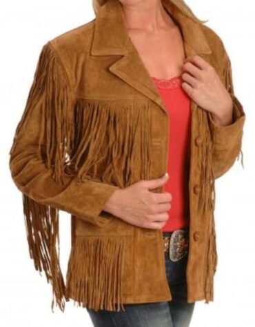 WOMEN WESTERN SUEDE LEATHER JACKET