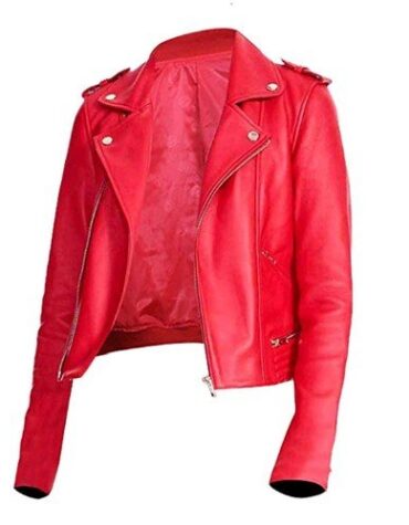 Women Riverdale Red Genuine Leather Jacket Southside Serpents