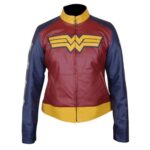 Wonder Woman Genuine Leather Jacket - Unleash Your Inner Superhero