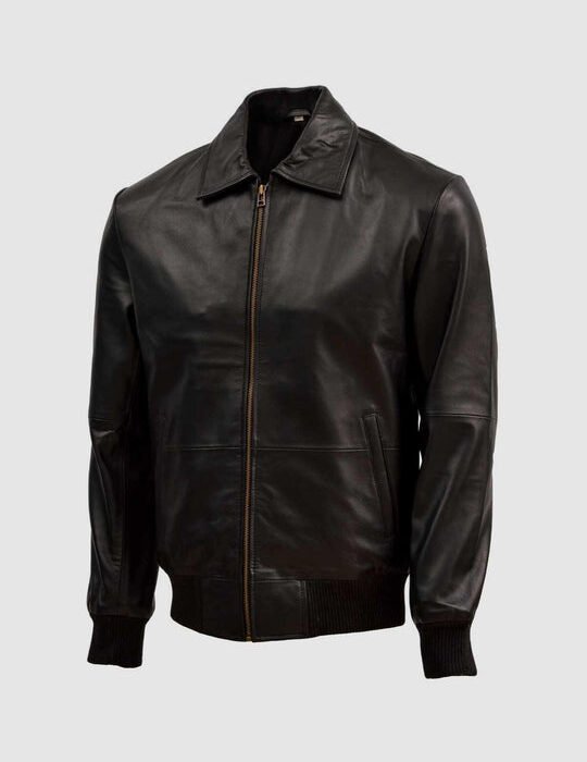 Black Sheep Leather Bomber Jacket