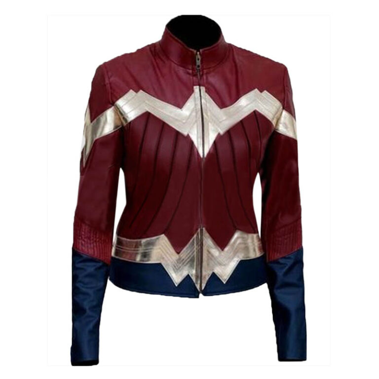 Wonder Woman Faux Leather Jacket