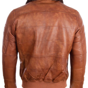 Men's Real Leather Pilot Aviator Fashion Jacket