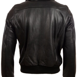Men's Real Leather Cowhide Pilot Aviator Fashion Bomber Jacket