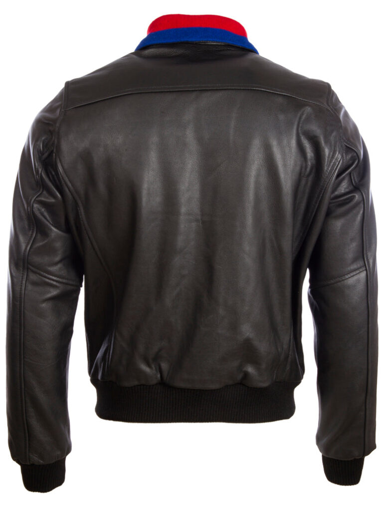 Men's Real Leather Fashion Bomber Jacket with Tiger