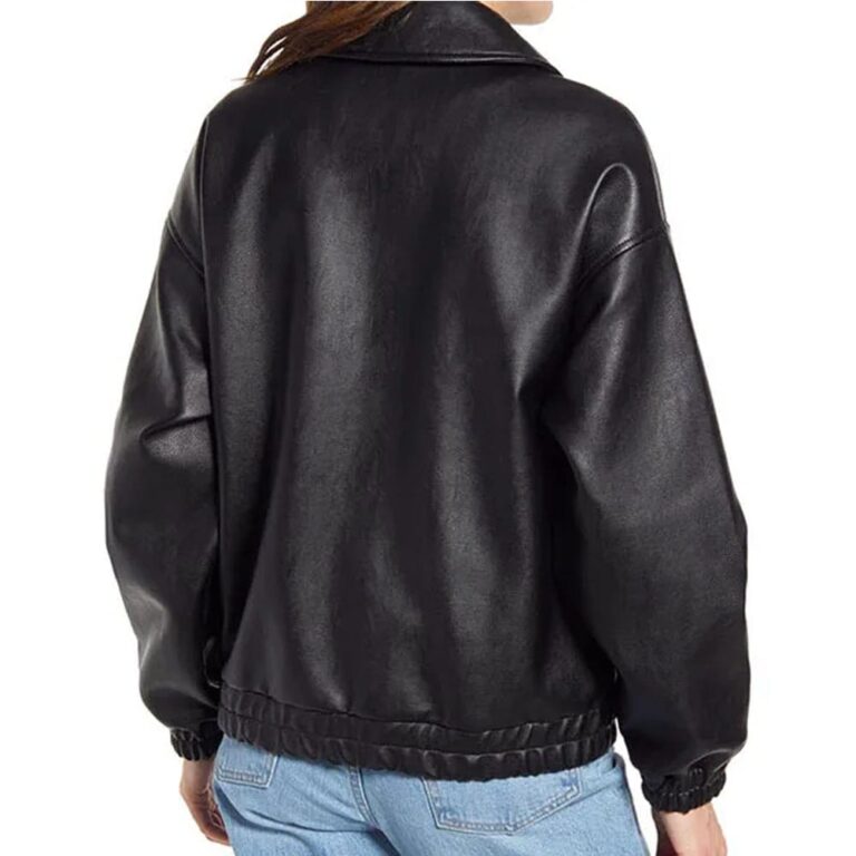 Aida Black A-2 Bomber Jacket