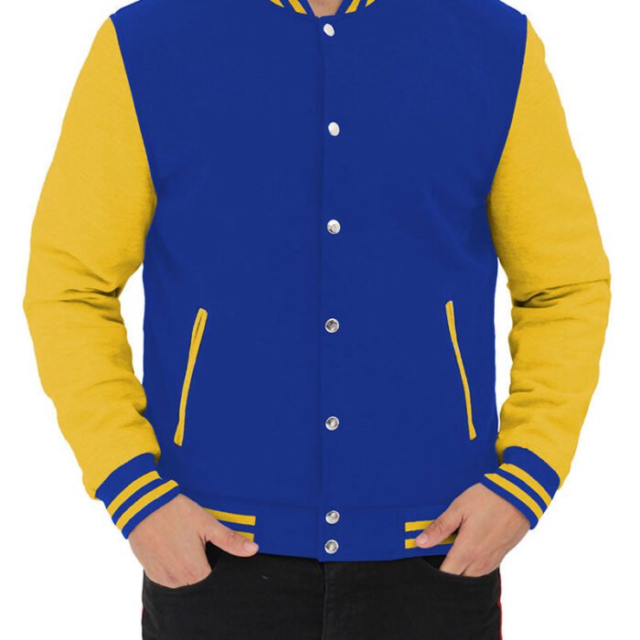 Blue and Yellow Varsity Jacket