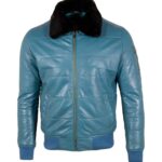 Men's Real Leather Pilot Aviator Fashion Jacket - Classic Style