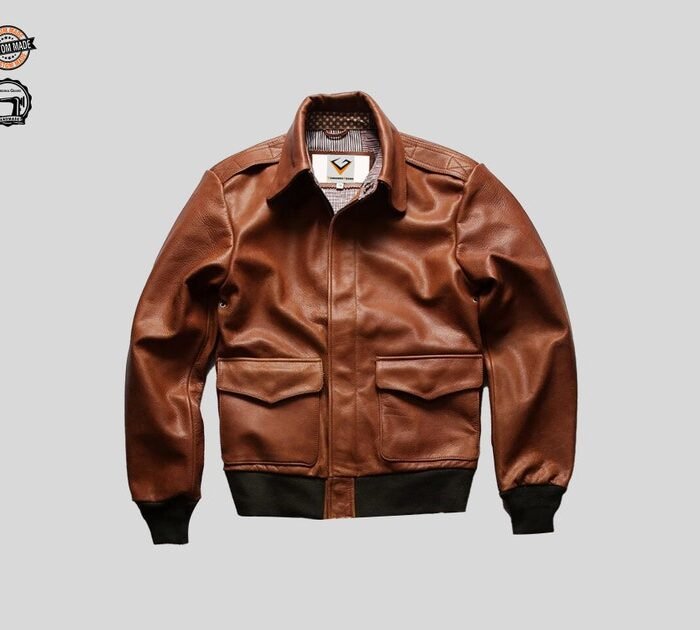 Pilot Leather Jacket Men, Aviator Leather Jacket Men, Brown Cowhide Jacket Men, Sheep Leather Jacket, Winter Leather Bomber Men