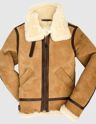 B-3 Bomber Suede Leather Jacket