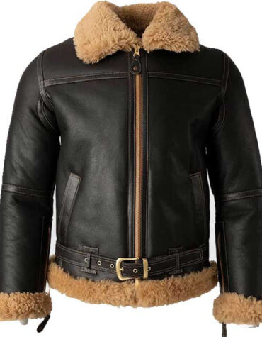 B3 Bomber Battle Shearling Jacket