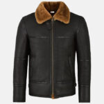 Men's Traditional Shearling Leather Jacket
