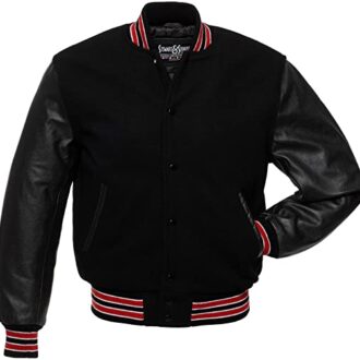 Stewart & Strauss Original Varsity Letterman Jackets Wool & Leather