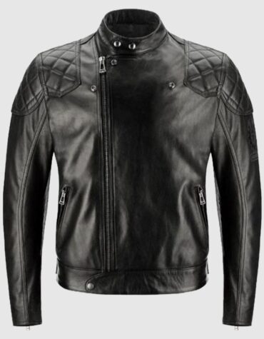 Motorcycle Jacket Black Leather Jacket