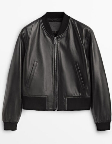 Womens RAF Aviator Sheepskin Shearling Bomber Leather Jacket
