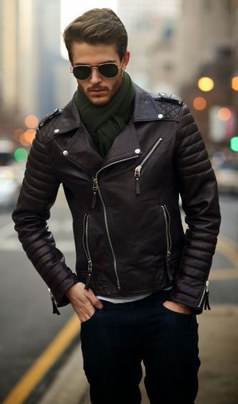 How to look wonderful in leather jackets outfits