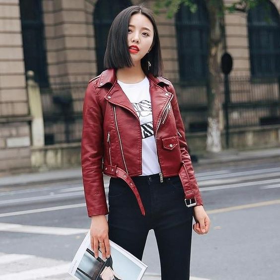 Basic knowledge For Wearing Leather Jackets and Outfits for women