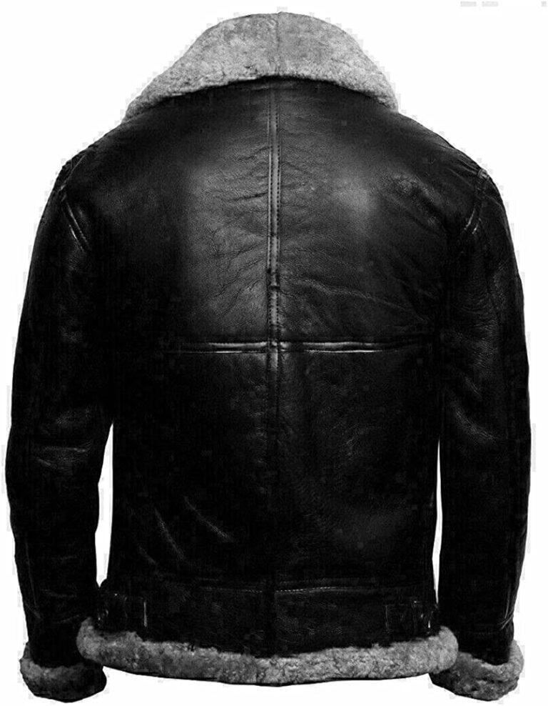 Carl RAF Aviator SF Bomber Black Jacket