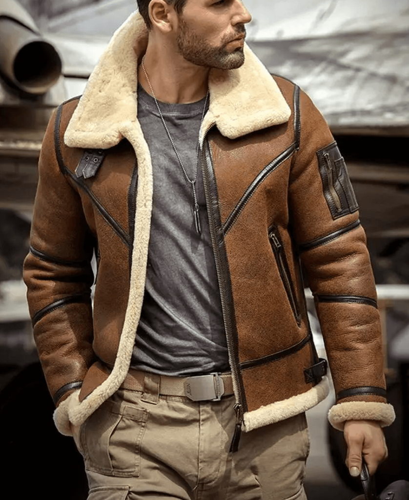 Difference between sheepskin and shearling leather jacket