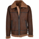 Men's B3 Aviator Sheepskin Shearling Bomber Leather Jacket: A Timeless Classic with Unwavering Protection and Comfort