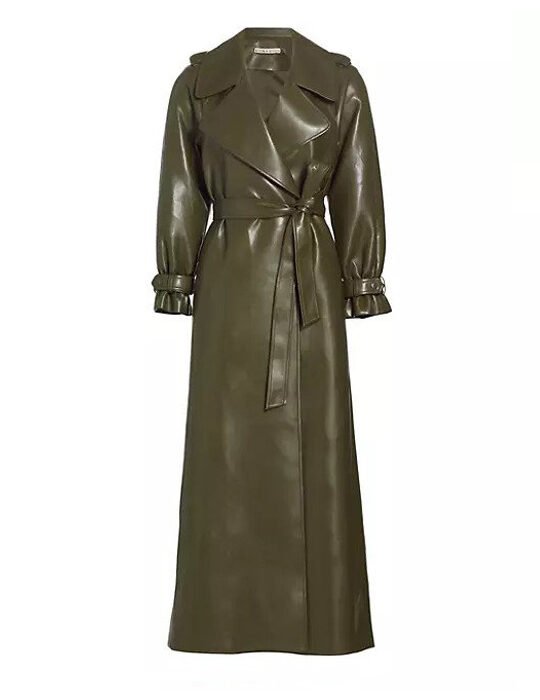 Green Leather Coats For Women
