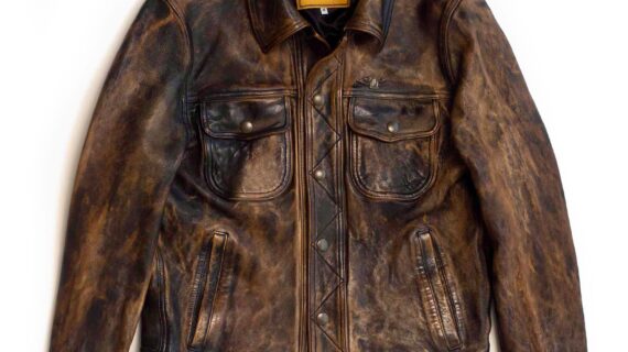 Vintage Harley Davidson leather jacket For Men