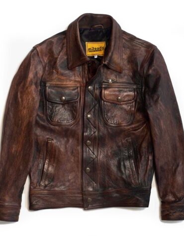 Mens Horsehide Leather Jacket For Winters