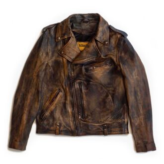 Mens Vintage Horsehide Leather Jacket For Winters