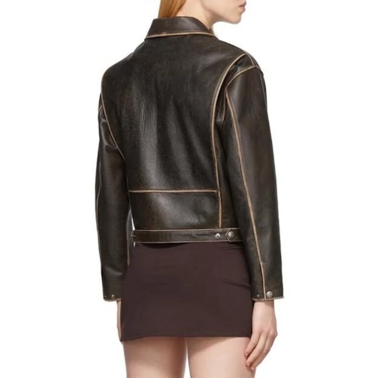 Vintage Leather Jacket for Women