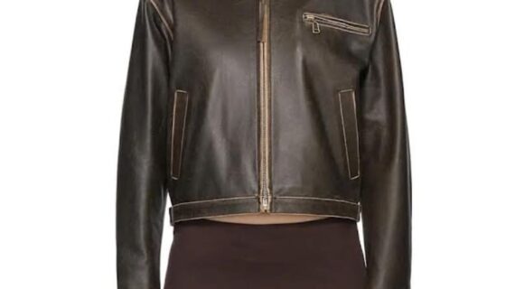 Vintage Leather Jacket for Women