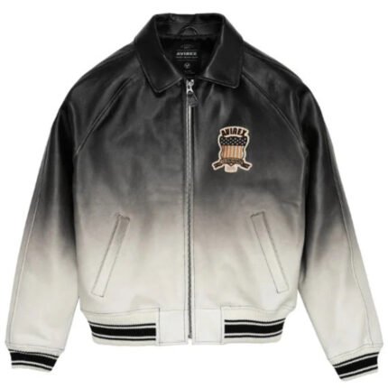 American 1975 Genuine Cowhide Leather Avirex Men's Bomber Jacket