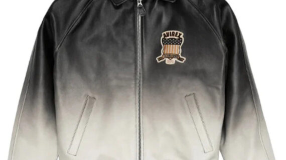 Avirex Men's 1975 American Genuine Cowhide Leather Bomber Jacket