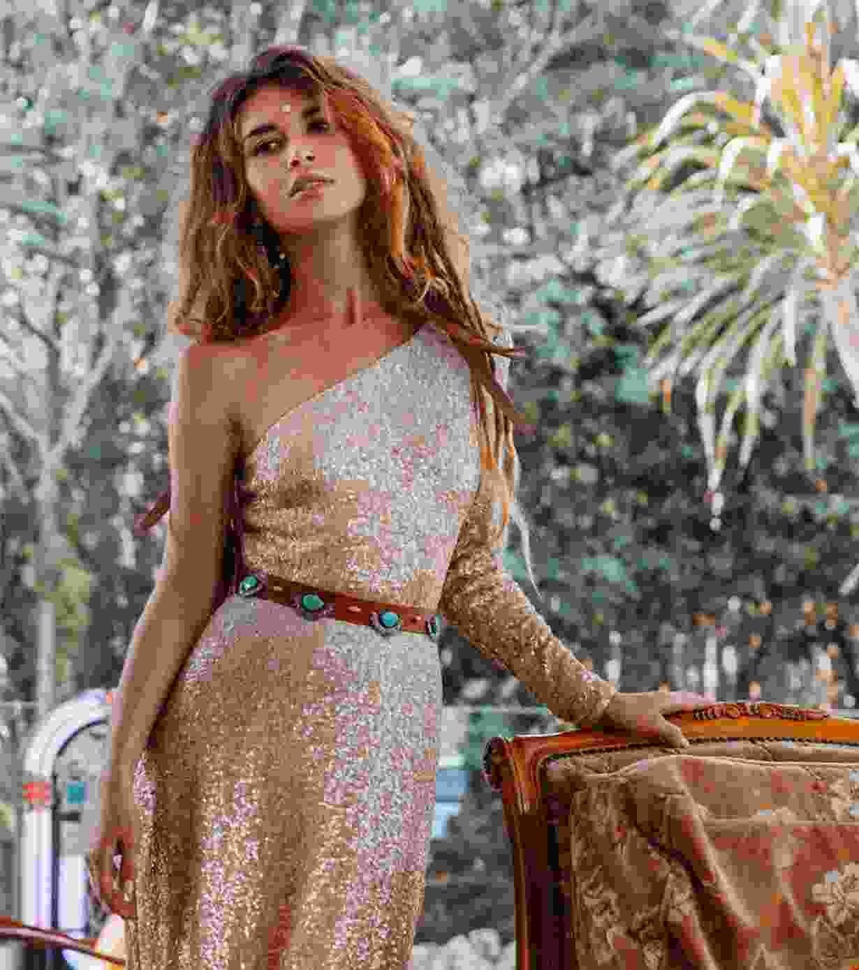 Single Sleeve Long Maxi