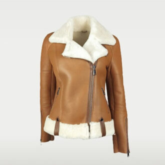 Brown Shearling Jacket Women