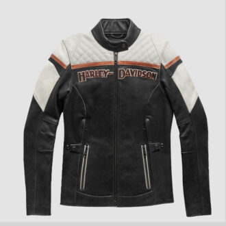 Women's H-D Triple Vent Miss Enthusiast II Leather Riding Jacket