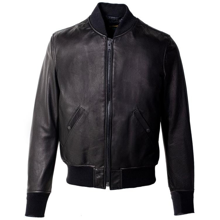 Cowhide-Leather-Bomber-Jacket Cowhide Leather Bomber Jacket